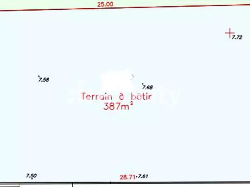 Terrain, 387 m²