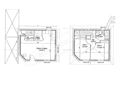 Maison, 61 m²