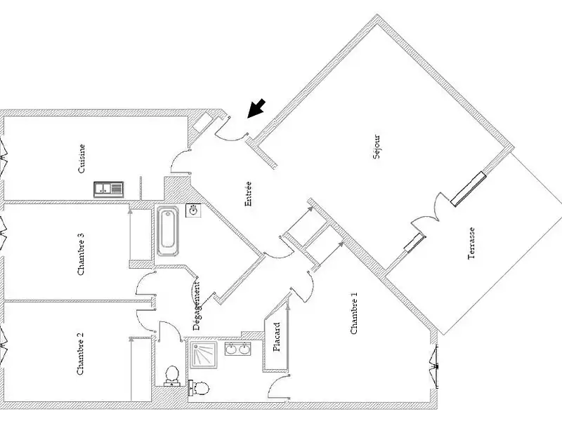 Appartement, 105 m²