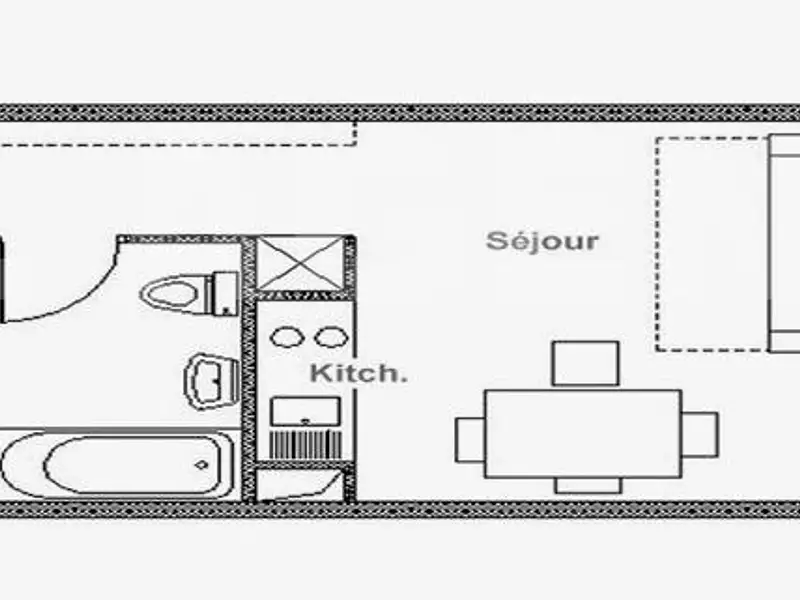 Appartement, 23,5 m²