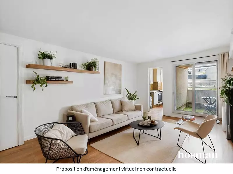 Appartement, 51 m²