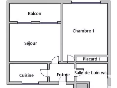 Appartement, 41 m²