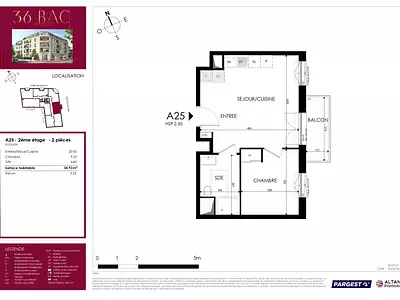 Appartement, 34,93 m²