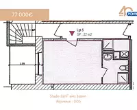 Appartement, 17 m²