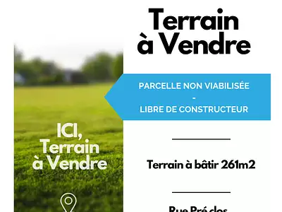 Terrain, 261 m²