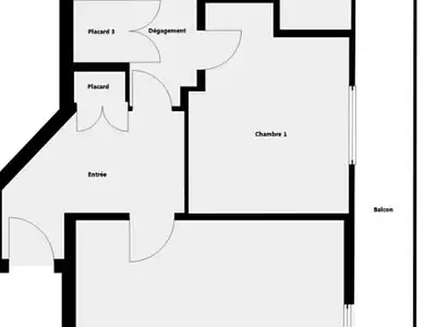 Appartement, 61,69 m²