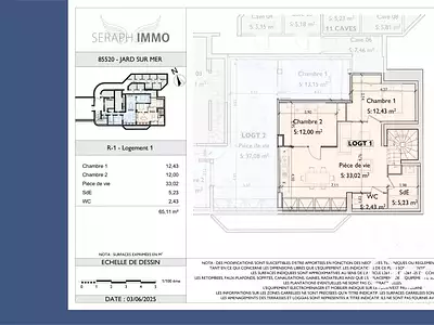 Appartement, 65,11 m²