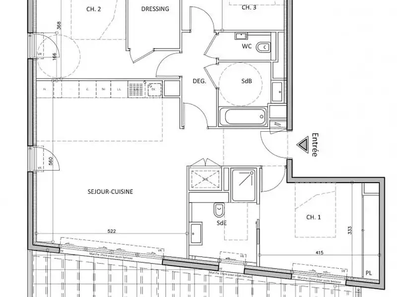 Appartement, 112 m²