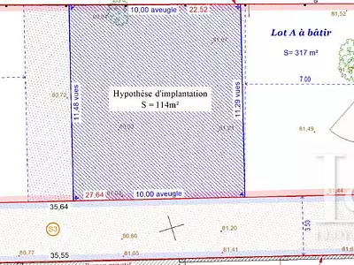 Terrain, 317 m²