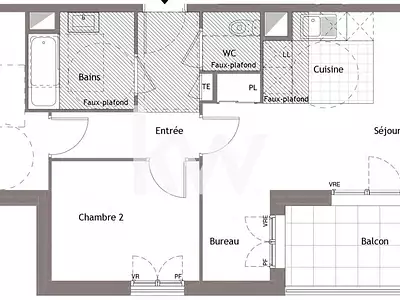 Appartement, 63 m²