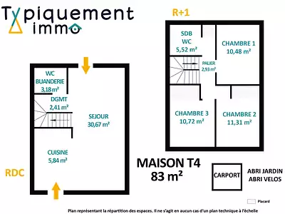 Maison, 83 m²
