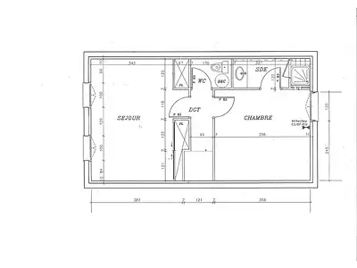 Appartement, 45 m²