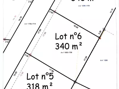Terrain, 318 m²