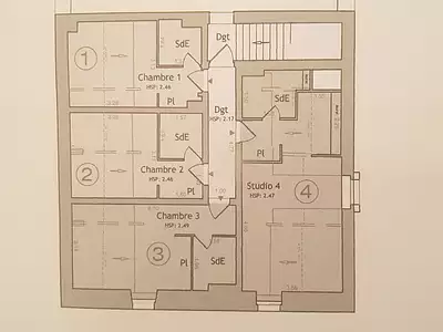 Appartement, 59,2 m²