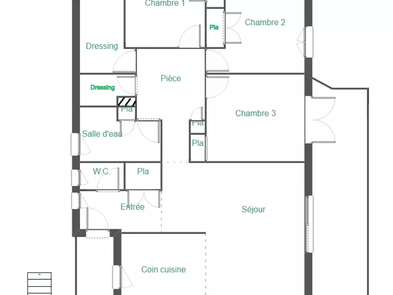Appartement, 98 m²