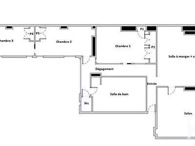 Appartement, 129,33 m²