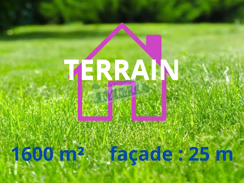 Terrain, 1 600 m²