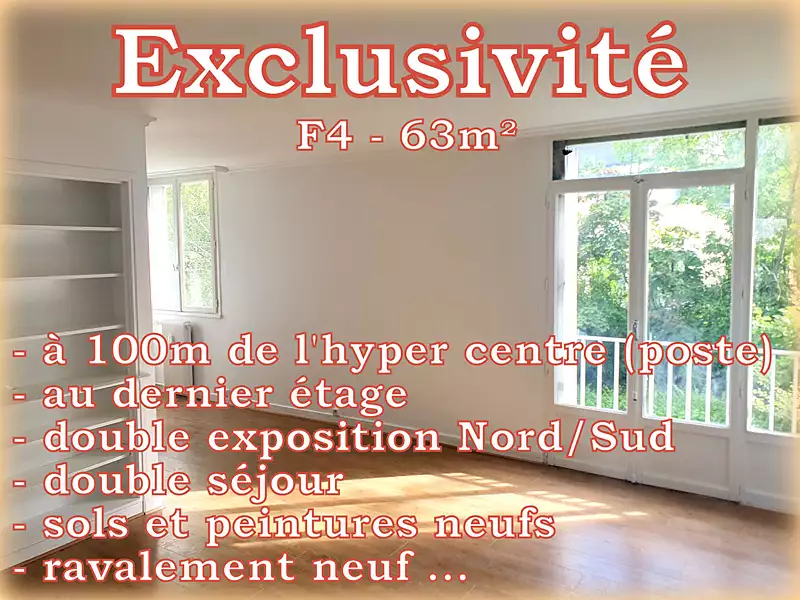 Appartement, 63,2 m²