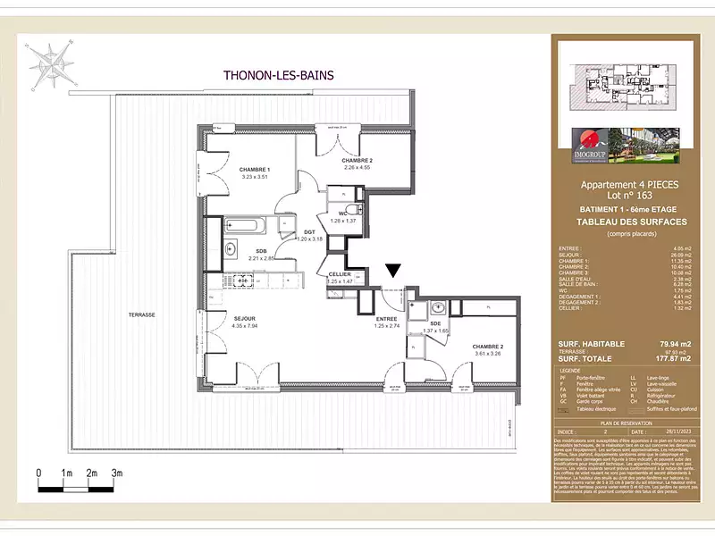 Appartement, 79,94 m²