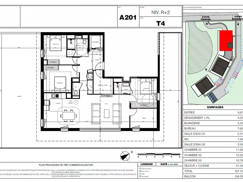 Appartement, 108 m²