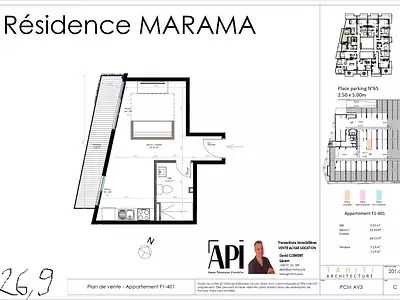 Appartement, 28,11 m²