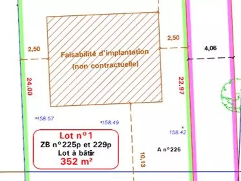 Terrain, 350 m²