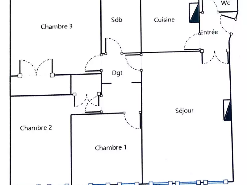 Appartement, 87 m²