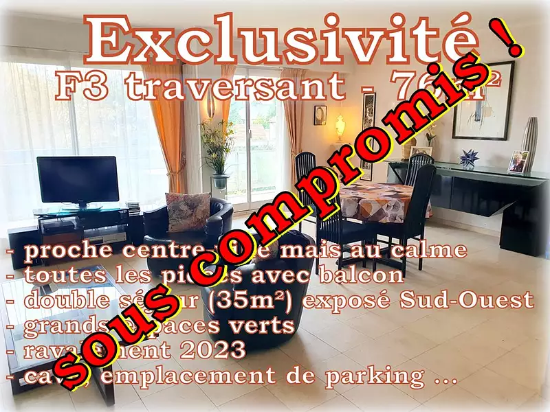Appartement, 76 m²