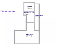 Appartement, 36,87 m²