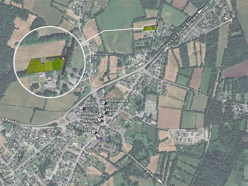 Terrain, 413 m²