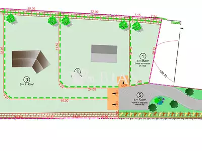Terrain, 6 730 m²