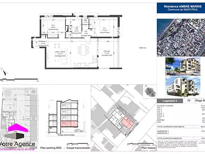 Appartement, 64 m²