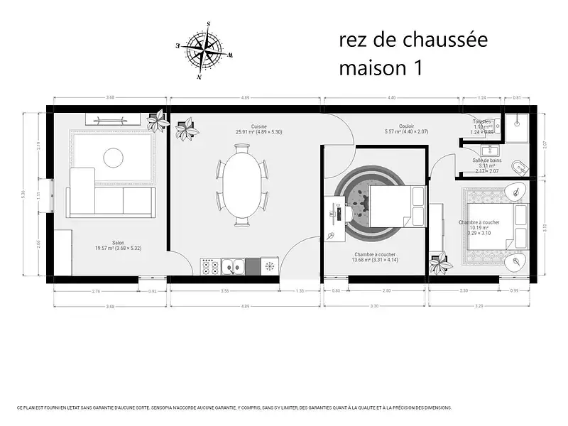 Maison, 185 m²