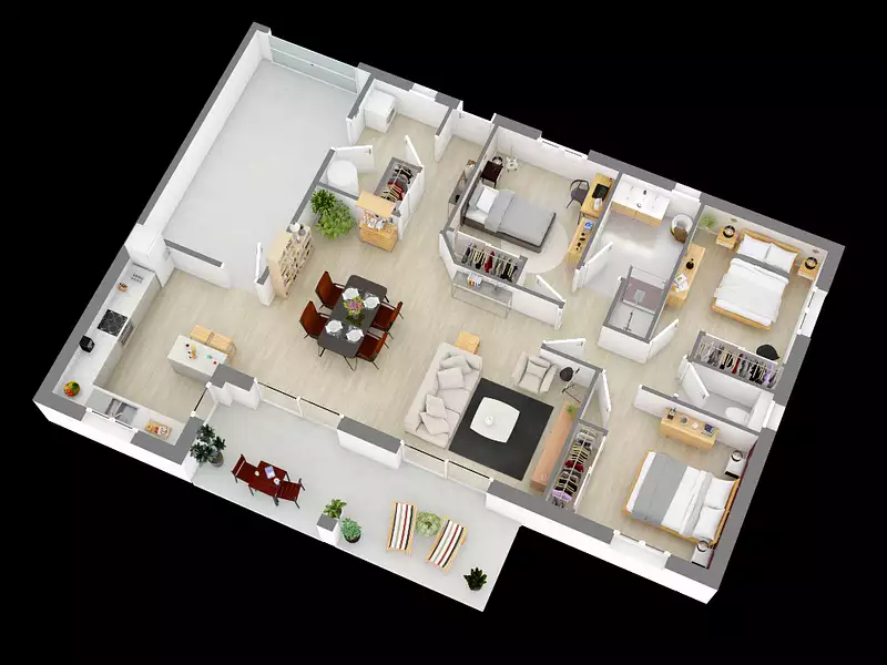 Maison, 90 m²