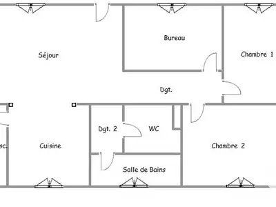 Maison, 62 m²