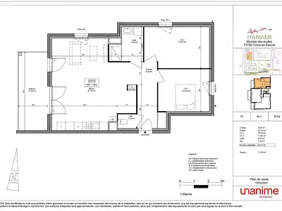 Appartement, 70 m²