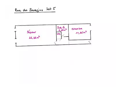 Appartement, 46 m²