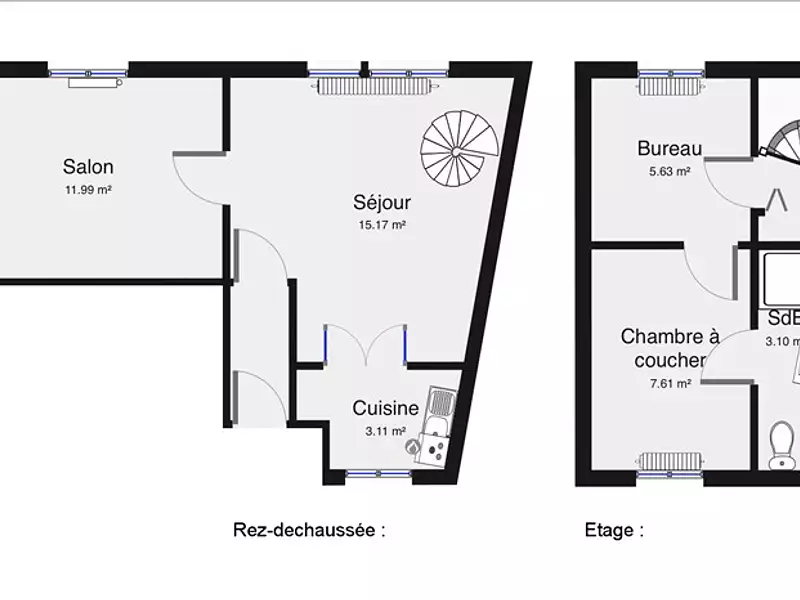 Appartement, 53,15 m²
