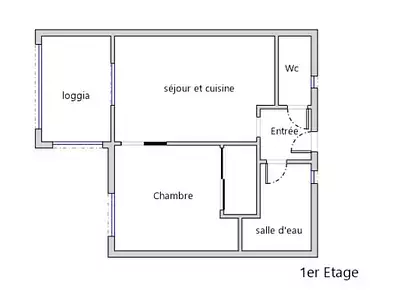 Appartement, 20 m²