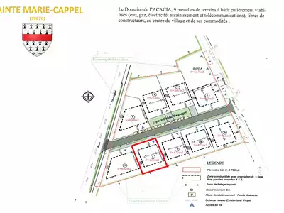 Terrain, 475 m²