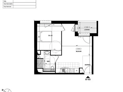 Appartement, 39 m²