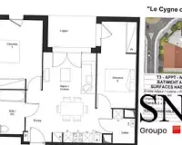 Appartement, 57,92 m²