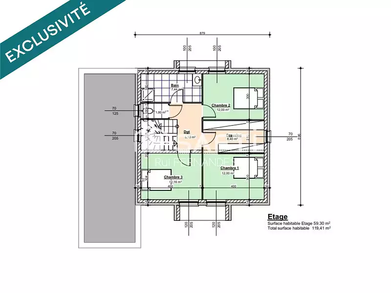 Maison, 119 m²