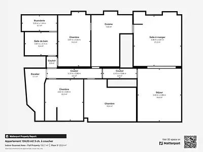 Appartement, 124 m²