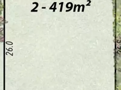 Terrain, 419 m²
