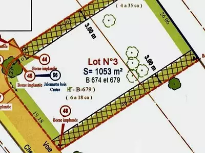 Terrain, 1 053 m²