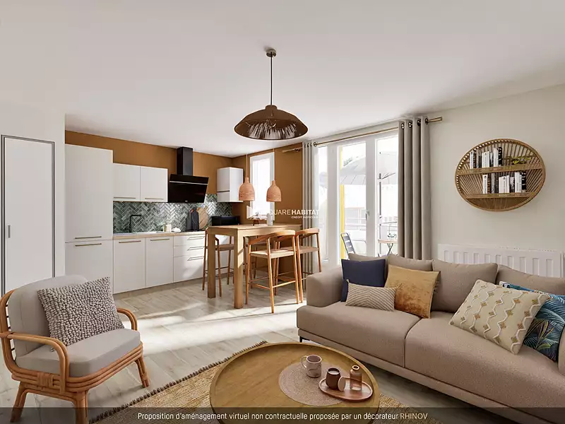 Appartement, 51,15 m²