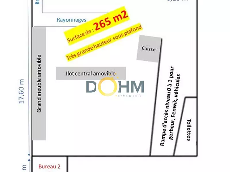 Divers, 850 m²