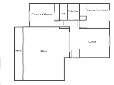 Appartement, 66 m²