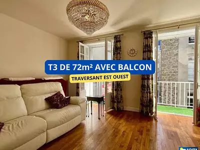 Appartement, 72,88 m²